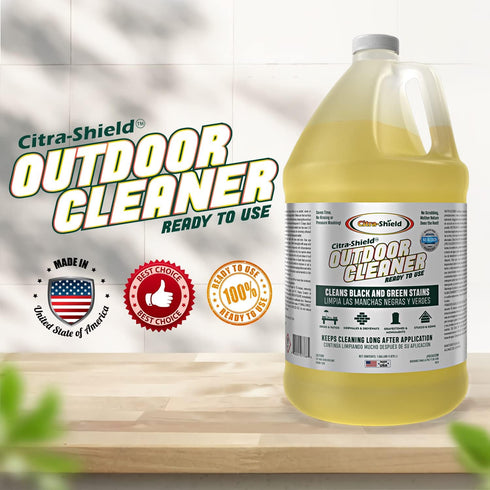 Outdoor Cleaner - Concrete Cleaner, Roof Cleaner, Walls Cleaner, Headstone Cleaner, Deck and Vinyl Siding Cleaner - RTU