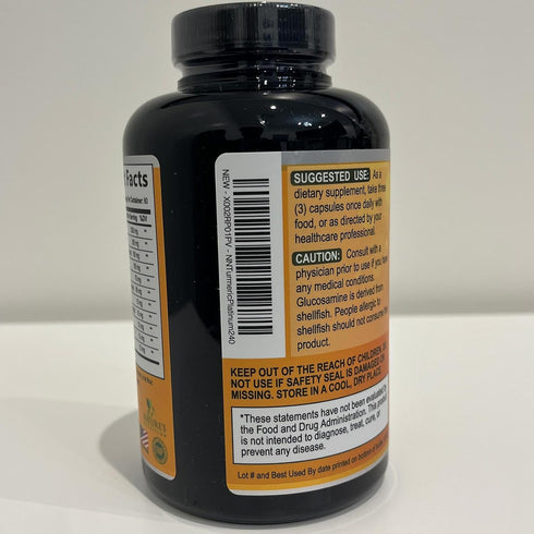Turmeric Curcumin Supplement 2000mg with Glucosamine Chondroitin & Ginger, 240 Capsules for Joint Support