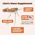 60 High Potency Lions Mane Supplement Capsules - Cognitive & Immune Support with Shiitake, Reishi, Maitake & Chaga