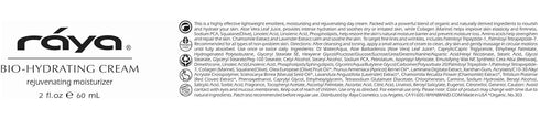 Raya Bio-Hydrating Cream (303) | Light Moisturizing Face Cream for Non Problem Skin, Tones, Firms, Hydrates