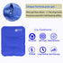 Koo-Care 2 Knee Gel Ice Pack & Wrap, Reusable Hot Cold Therapy Compress for Pain Relief, 9.9" x 7.9" Neoprene Brace
