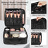 Relavel Travel Makeup Train Case - Makeup Cosmetic Case Organizer, Portable Artist Storage Bag with Adjustable Dividers