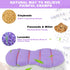 Microwavable Heating Pads for Cramps, Cute Stuffed Animals Moist Heat Pad for Menstrual Relief (Purple Axolotl)