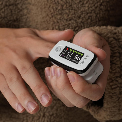 mekaaoo 20 Oxygen Monitor Fingertip, Pulse Oximeter OLED-TFT Display with Memories