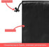 Satin Bags with Drawstring for Lingerie, Jewelry, Gifts, Party Favors, 12 Pack (7 x 9 inch, Black)