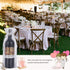 HRX Package 30pcs White Organza Wine Bags - Sheer Mesh Gift Pouches with Drawstring for Christmas