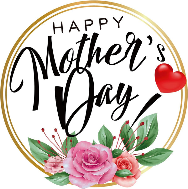 36PCS Happy Mother's Day Labels Stickers, 1.5" Floral Gift Tags for Mother's Day Gifts, Envelope Seals & Decorations