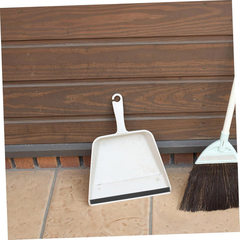 Uonlytech 4pcs Dustpan Rubber Lip Replacement for Dustpan Edge, Rubber Strip for Dustpan Repair Finishing Garbage Shovel