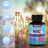 NAC Supplement N-Acetyl Cysteine 800mg with Milk Thistle 200mg - 60 Non-GMO Gluten Free Capsules