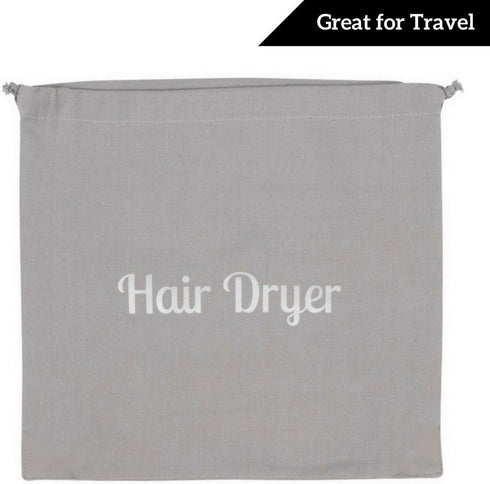 Hair Dryer Bags by Radiant Complex - Perfect for Travel, Safe Storage for Hair Dryer, Curling Iron, 12.25" x 13.25"