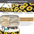 FITINI Travel Sunflower Makeup Bag Cosmetic Bag with Zipper,Large Capacity Waterproof Toiletry Organizer Bag for Women Purse With Handle Zipper Brush Pouch