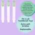 Toothbrush Toys Replacement Toothbrush Heads for Kids, Ultra Soft Bristles, Pack of 3