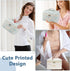 Large Cute Makeup Bag, Floral Coquette Aesthetic Cosmetic Bag for Women Girls Travel Organizer