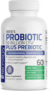 Bronson Men's Probiotic | 60 Vegetarian Capsules | 50 Billion CFU Plus Prebiotic with Ashwagandha, Fenugreek & Zinc,