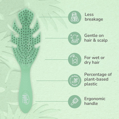 WetBrush Go Green Detangler, Green