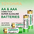 Toyohira 48 Pack 24 24 1.5V 5-Year AA and AAA Batteries Combo - Double A + Triple A Alkaline Batteries - Long-Lasting