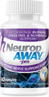 NeuropAWAY Nerve Support PM, 60 Capsules with R-Alpha Lipoic Acid for Nerve Relief