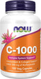 NOW Supplements Vitamin C-1,000 | 100 Veg Capsules | with 100 mg of Bioflavonoids | Antioxidant Protection