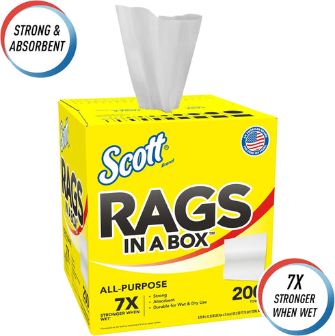 KCC75260 Scott Rags in a Box - Towels for Household Use