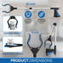 2024 Upgrade PowerGrip T9 Grabber Reacher Tool, 32" with Magnet, Wide Jaw, Foldable, Steel Cable, 96 Grip Points