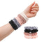Silk Satin Hair Ties Scrunchies, Small Mini Thin Elastic Ponytail Holders, No Crease Hair Ties for Thick Curl Hair,