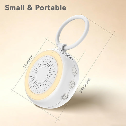SPLENPAW 22 Portable White Noise Machine with Soothing Sounds & Powerful Battery Sleep, Adult Relaxation, Office Focus