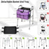 Vizava Upgrade Walker Basket with Tray, Detachable Walker Tray for Folding Walkers, Storage Bag with Cup & Cane Holder