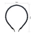 MTLEE 6 Pieces Beaded Headbands for Women - Sparkly Crystal Beaded Hair Hoop Hairbands in Multiple Colors, Christmas