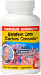 Coral Calcium Supplement 1500mg, 90 Capsules, Developed by Bob Barefoot, Supports Overall Health & PH Levels