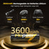 Mupoer 3600mWh,1.5V Outdoor,8 Pack 2A Rechargeable AA Lithium Batteries with Box Rechargeable AA Lithium Batteries