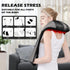 Shiatsu Electric Neck Back Massager Pillow with Heat, 3D Kneading for Pain Relief in Car, Office, Home