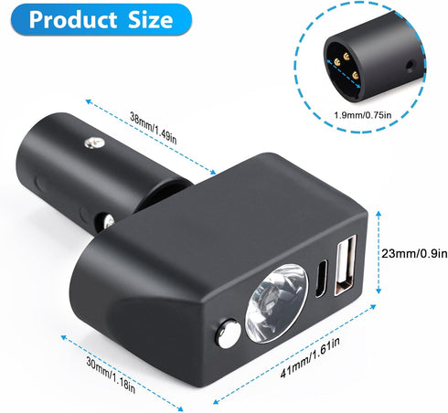 Accessories,3 Electric Wheelchair Led Light Power Wheelchair Pin XLR Head High Brightness Adjustable Angle, Night