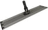 Flat Mop Plate Frame for Microfiber Pads, 18 Inches, Gray, Lightweight Aluminum with 360° Swivel