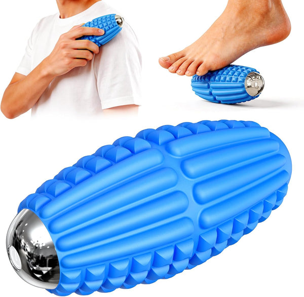 JALEBRO Mini Massage Ball 4 Speeds Vibrating Massage Roller Ball for Foot,Leg,Palm,Hand,Neck,Back,Trigger Point
