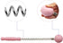 Hammer(2-Pack) Hammer SinLoon Massager Ball Stick Manual Beat Golf Ball Massager Back Shoulder Massage Full Body Reduce
