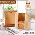 Hoewina 50Pcs 50PCS Storage(50% 13.7x8.3x3.5 Sourdough Paper Bread Bags for Homemade Bread with Window, Includes Label