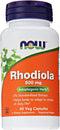 NOW Rhodiola Rosea 500mg - 60 Capsules (Pack of 2)