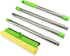 ITTAHO 2 in 1 Squeegee for Window Cleaning - 58'' Long Handle Window Washing Kit for Shower, Windshield, and Glass