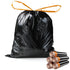MOPALL Small Drawstring Trash Bag, 4 Gallon Garbage Bags, Easy to Tear and Pack, 75 Counts