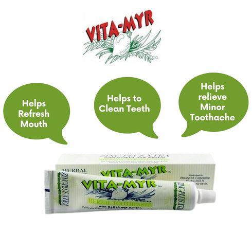VITA-MYR Coq10 5.4 OZ VITA MYR Herbal W And Xylitol Toothpste