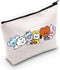 TOBGBE Album Inspired Gift Song Friends Zipper Pouch Bag, Friends Lyrics Makeup Bag for Singer Idea