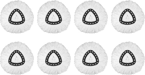Mop Heads Replacement for O-Ceda Easy Wrin Spin Mop, Microfiber Spin Mop Refills for Easy Cleaning (8)