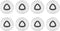 Mop Heads Replacement for O-Ceda Easy Wrin Spin Mop, Microfiber Spin Mop Refills for Easy Cleaning (8)