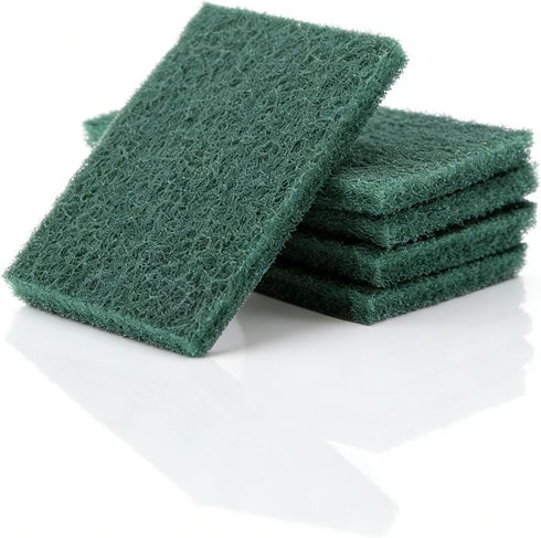 Jwthee 5Pcs/Set Scourer Scouring Pad, Heavy Duty Scour Pads Sponge Dish Scrubber Non-Scratch Reusable Household Scrub