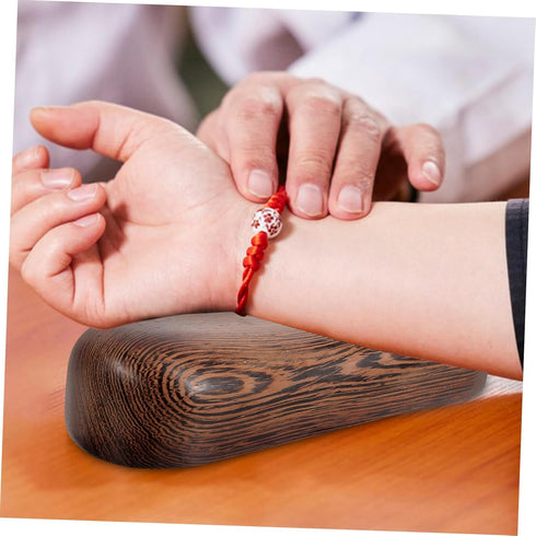 Wooden Pulse Pillow for Chinese Medicine Comfortable Pulse-Taking Tool Extended Design Portable Massage Cushion