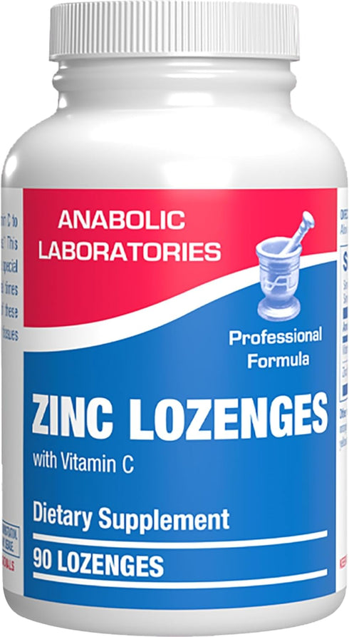 Zinc Lozenges with Vitamin C for Immune Support, 90 Count, Tasty Orange Flavor