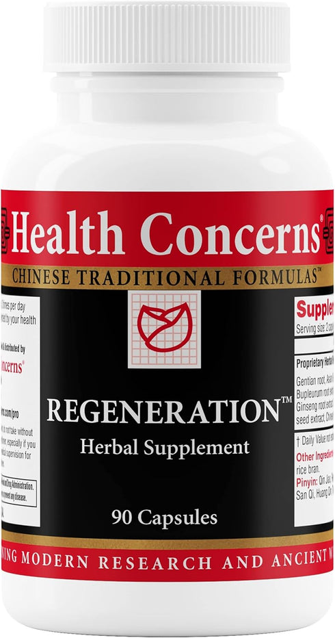 Health Concerns Regeneration - Immune System Support & Liver Health Supplement, 90 Capsules