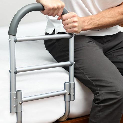 Lunderg Bed Assist Rail for Seniors with Non-Slip Grab Bar - Easy