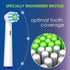 BKIX Replacement Toothbrush Heads for Oral B, Cross Sensitive Electric Brush Head Refills, Medium Softness