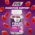 Sugar Free Fiber Gummies for Adults - 60 Gummies | Daily Prebiotic Fiber Supplement & Digestive Health Support